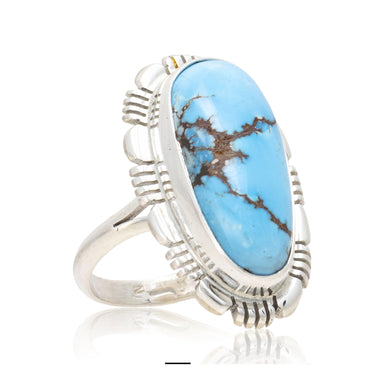 Navajo Golden Hill Turquoise Ring, Jewelry, Ring, Native