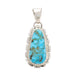Navajo Sonoran Gold Turquoise Pendant, Jewelry, Ring, Native