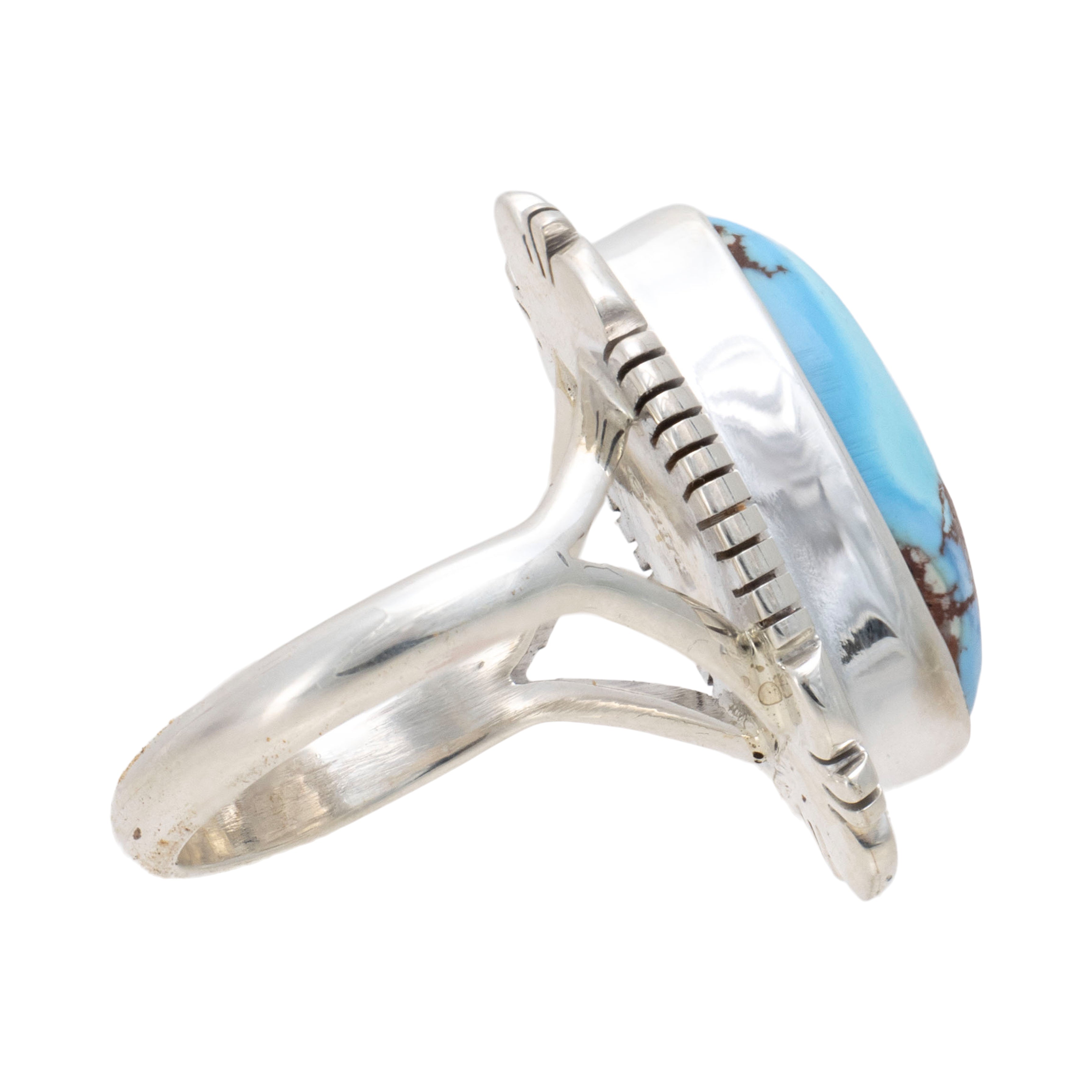 Navajo Golden Hill Turquoise Ring