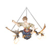 Bar Maiden Antler Hanging Chandelier, Furnishings, Lighting, Ceiling Light