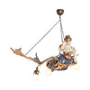 Bar Maiden Antler Hanging Chandelier