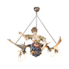 Bar Maiden Antler Hanging Chandelier