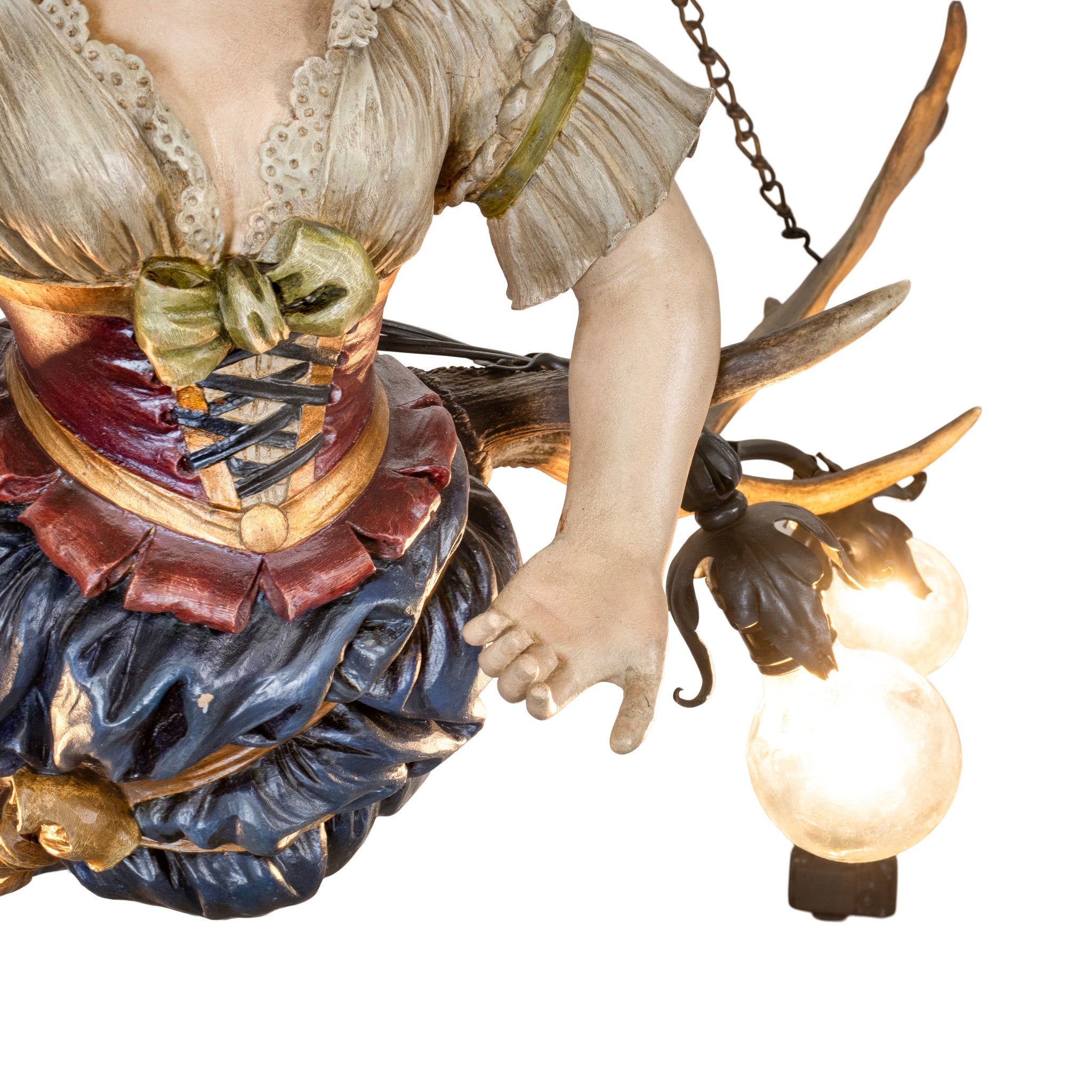 Bar Maiden Antler Hanging Chandelier