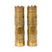 Matched Pair Trench Art Vases, Furnishings, Decor, Trench Art