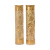 Pair WWI Trench Art Vases
