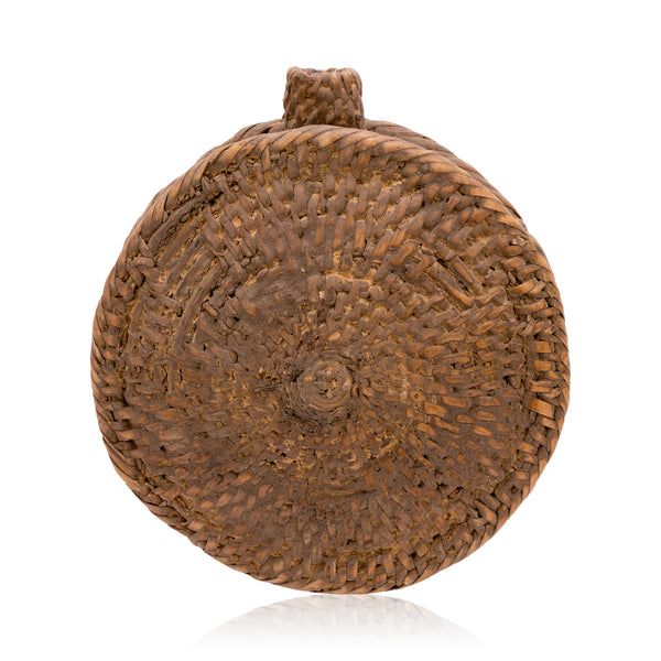 Apache Basketry Canteen, Native, Basketry, Vertical
