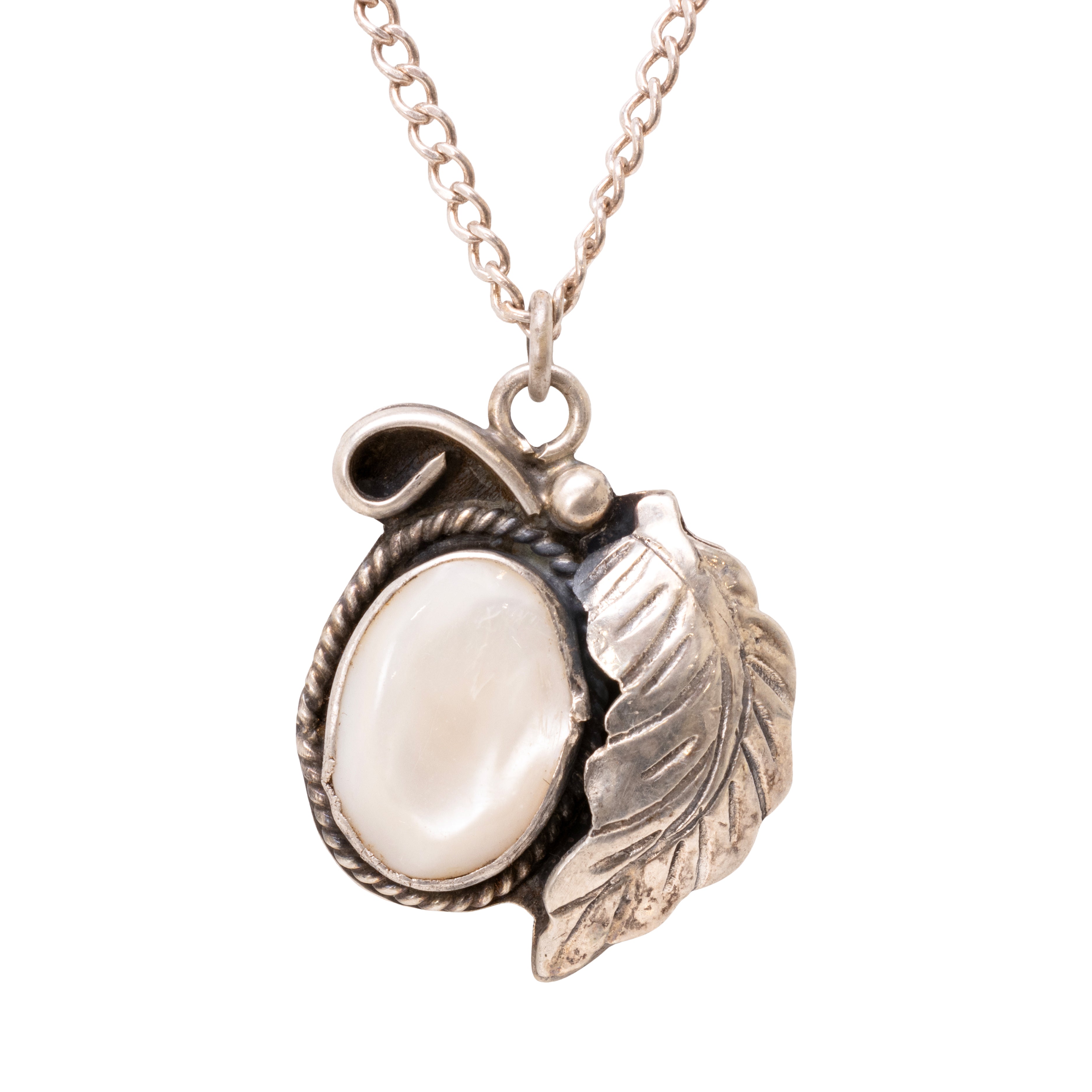 Mother of Pearl Pendant, Jewelry, Necklace, Native