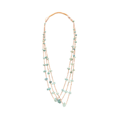 Heishi Triple Strand Turquoise Necklace, Jewelry, Necklace, Native