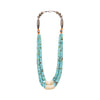 Heishi and Turquoise Double Strand Choker, Jewelry, Necklace, Native