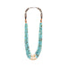 Heishi and Turquoise Double Strand Choker, Jewelry, Necklace, Native
