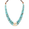 Heishi and Turquoise Double Strand Choker