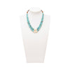 Heishi and Turquoise Double Strand Choker