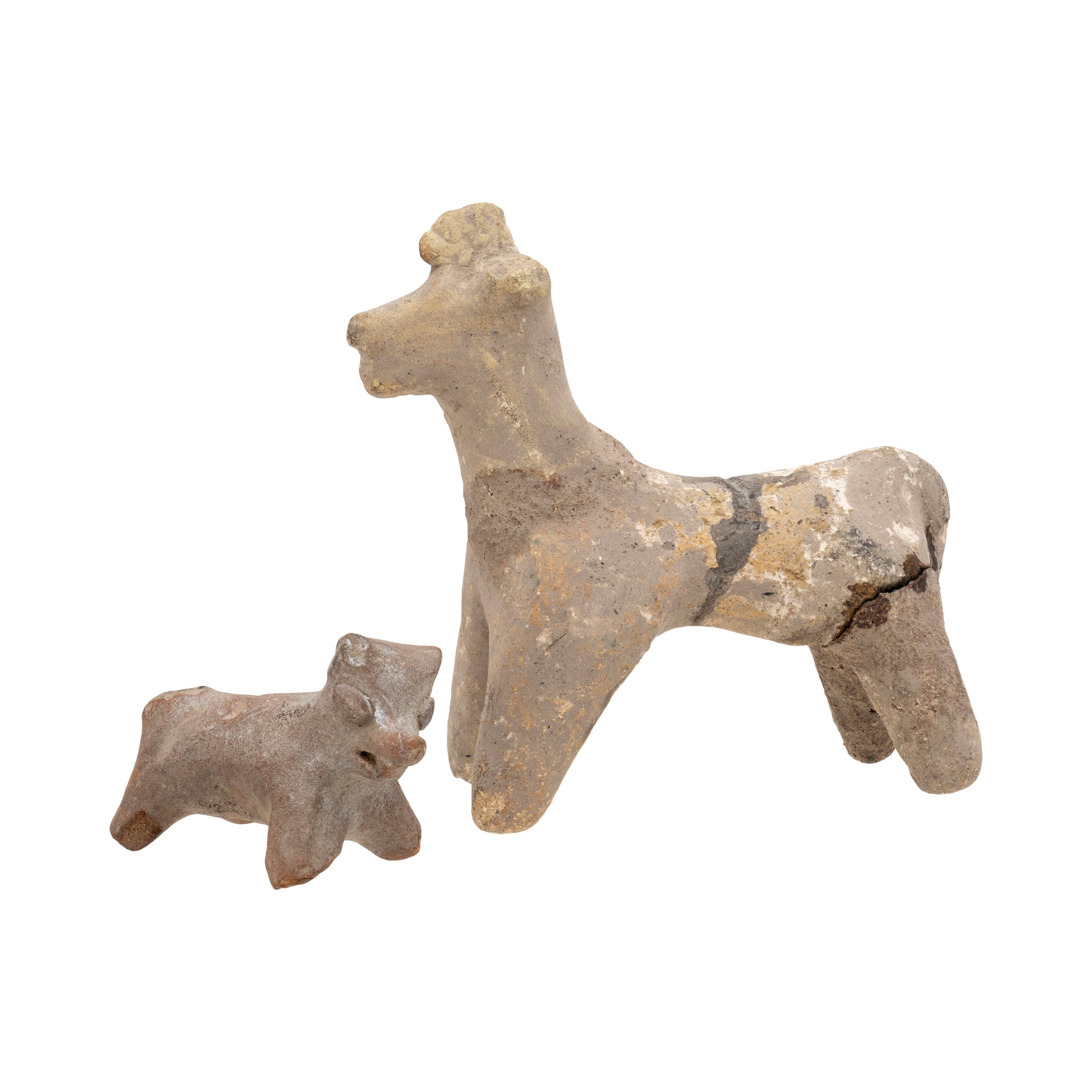 Prehistoric Colima Pottery Dogs