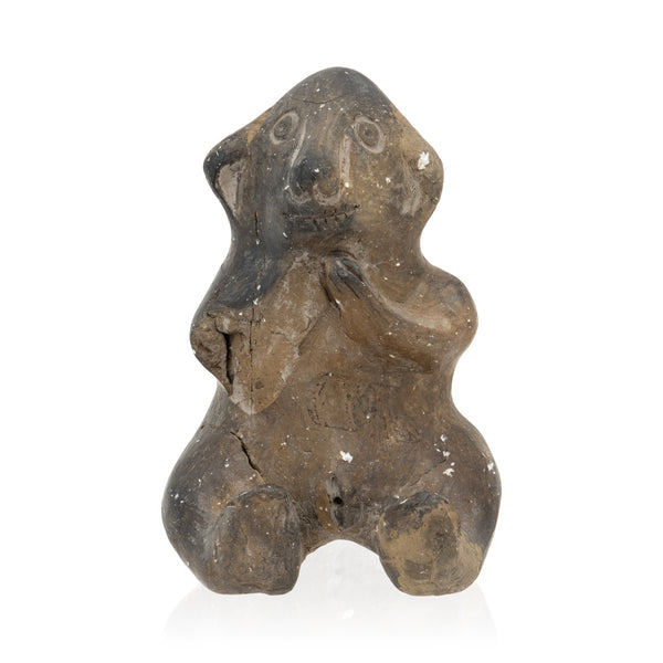 Pre-Columbian Pottery Dog, Native, Pottery, Prehistoric