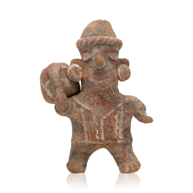 Pre-Columbian Jalisco Pottery Man, Native, Pottery, Prehistoric