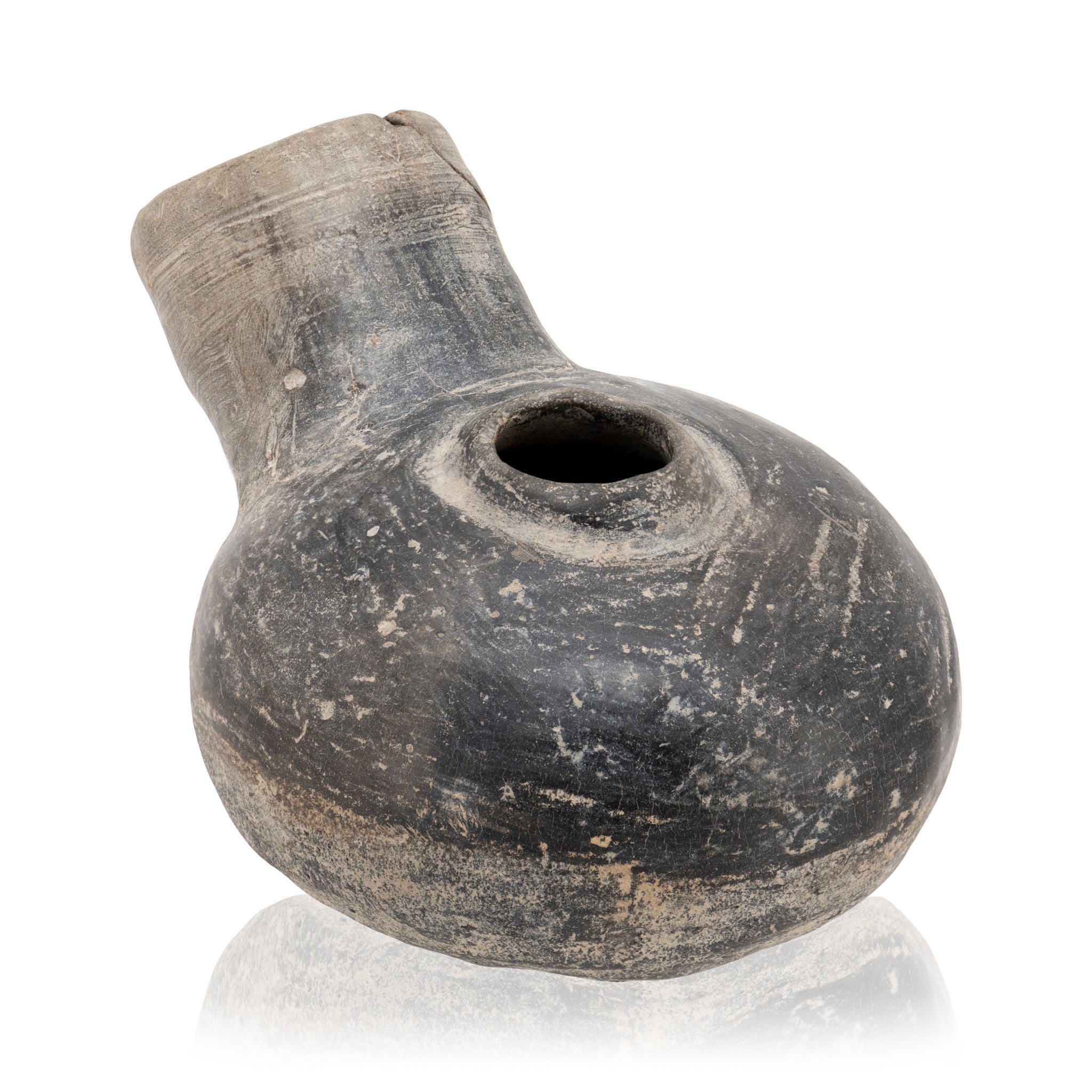 Pre-Columbian Black Ware Vessel, Native, Pottery, Prehistoric