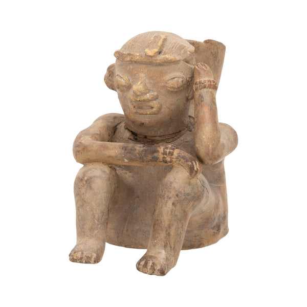 Pre-Columbian Central Mexico Pottery Man, Native, Pottery, Prehistoric