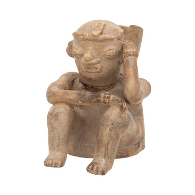 Pre-Columbian Central Mexico Pottery Man, Native, Pottery, Prehistoric