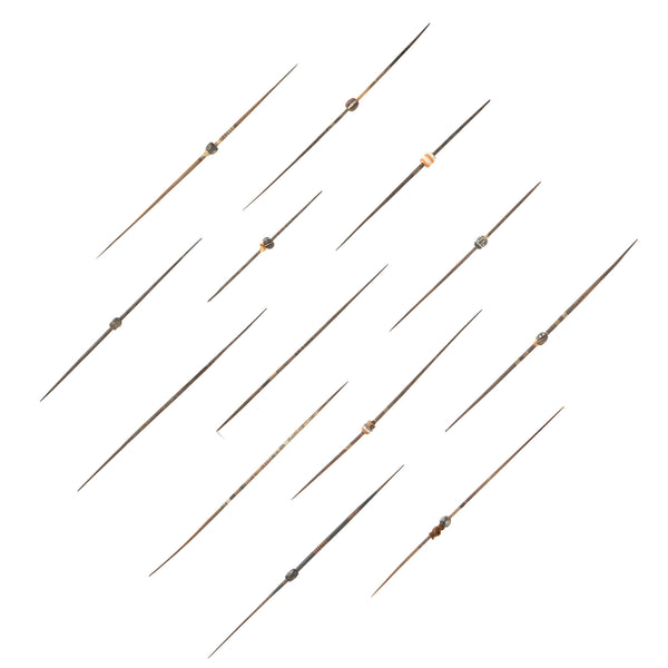 Pre-Columbian Peruvian Cotton Spindles, Native, Pottery, Prehistoric