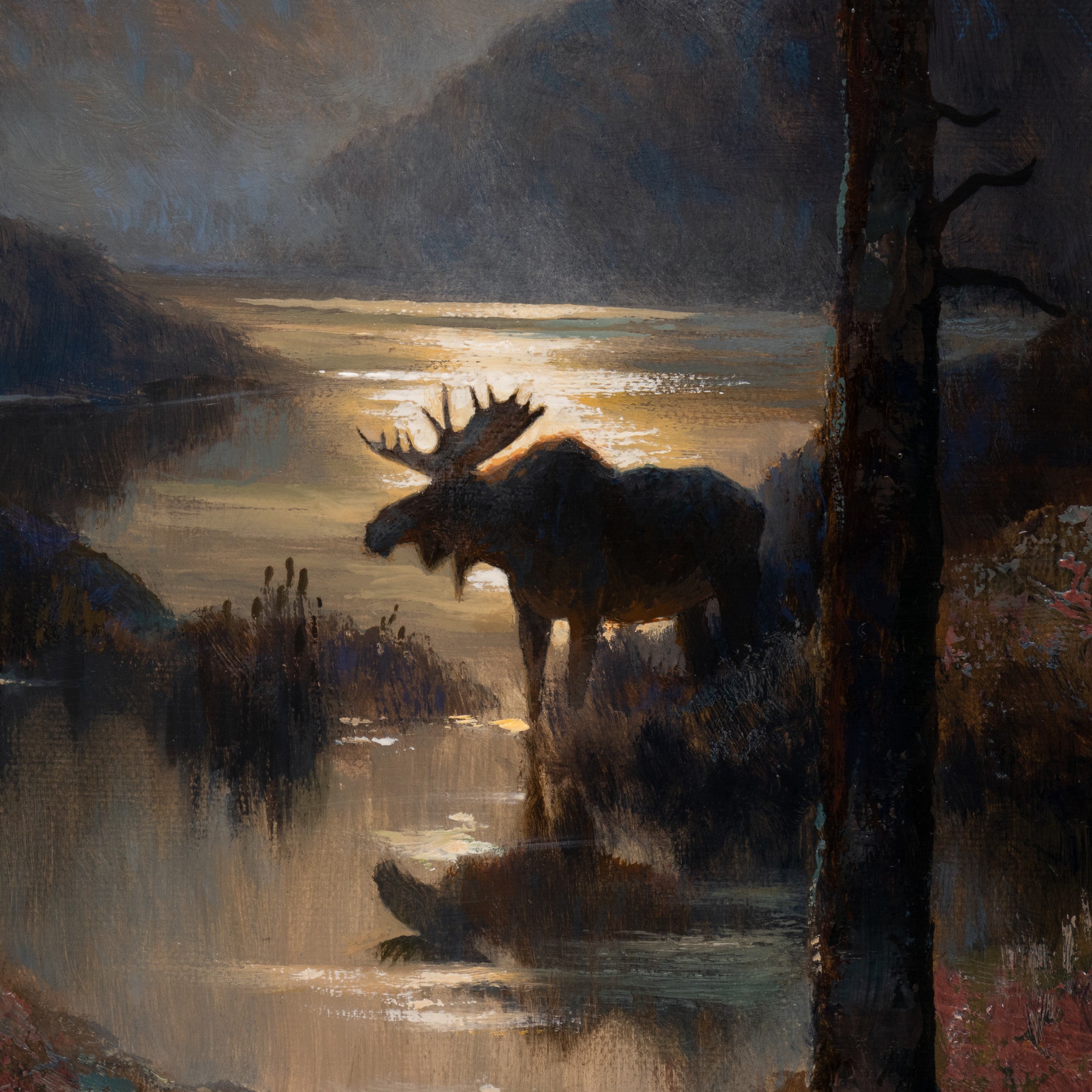 "Moonlit Moose" by Greg Parker