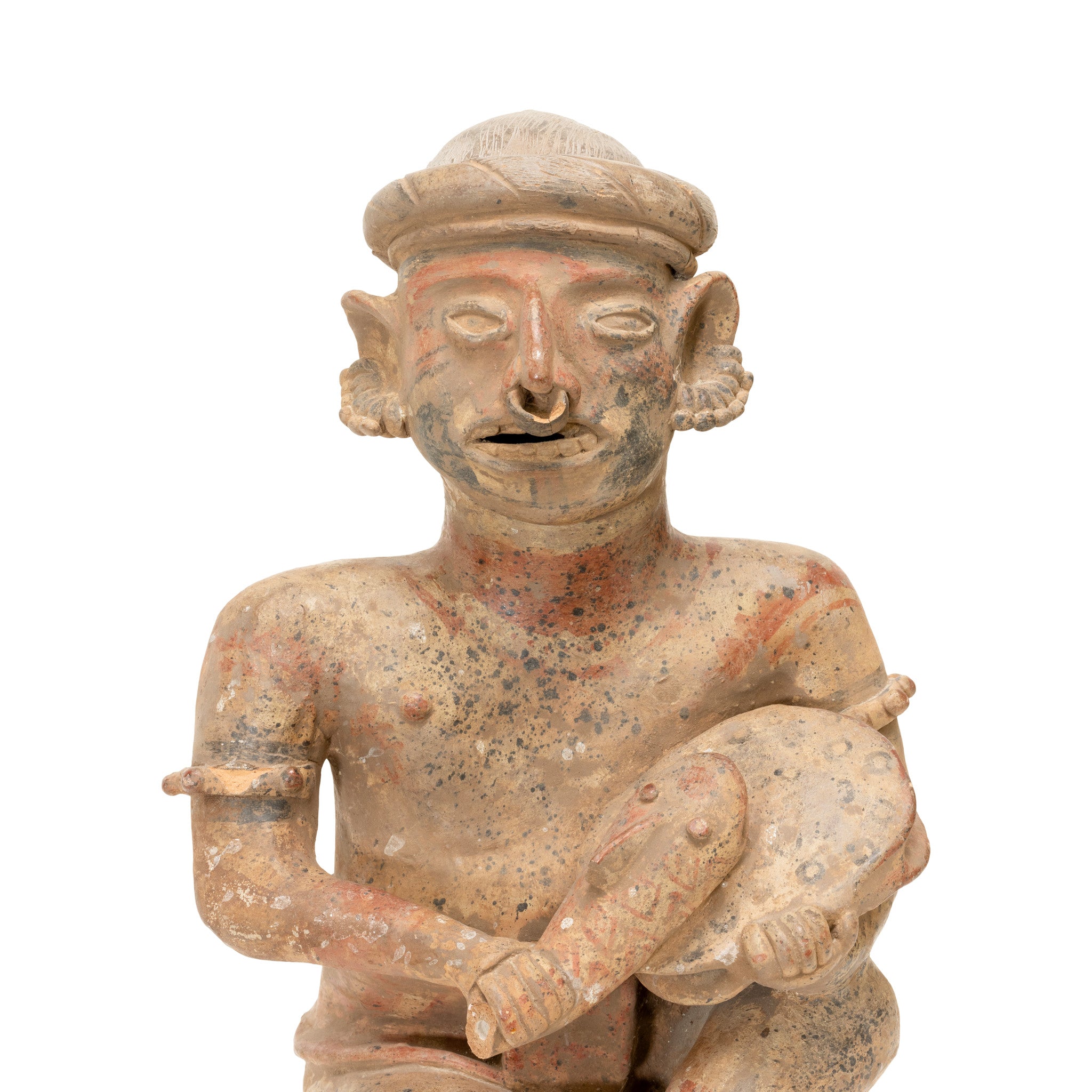 Prehistoric Majested Seated Drummer Figurine