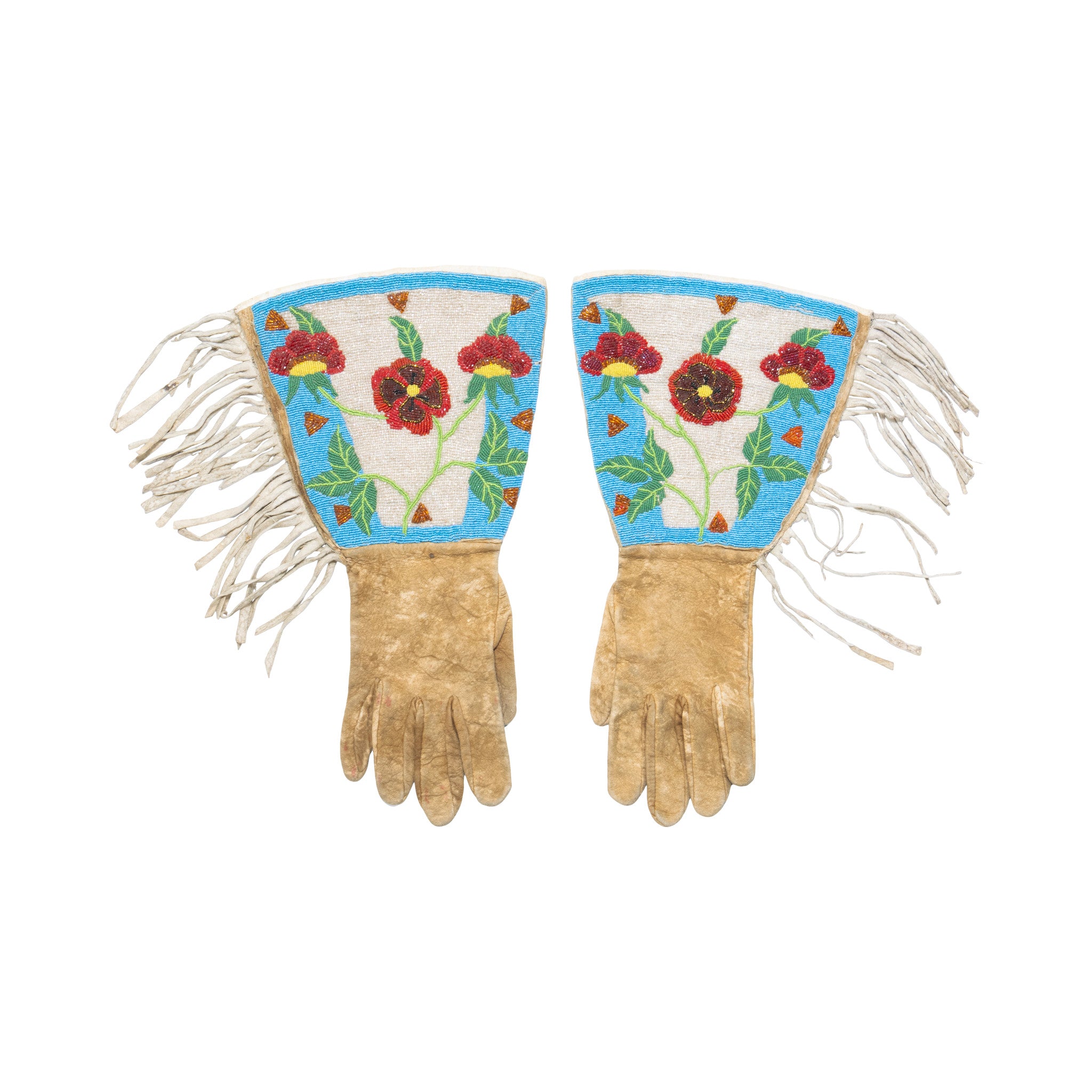 Yakama Gauntlets, Native, Garment, Gauntlets