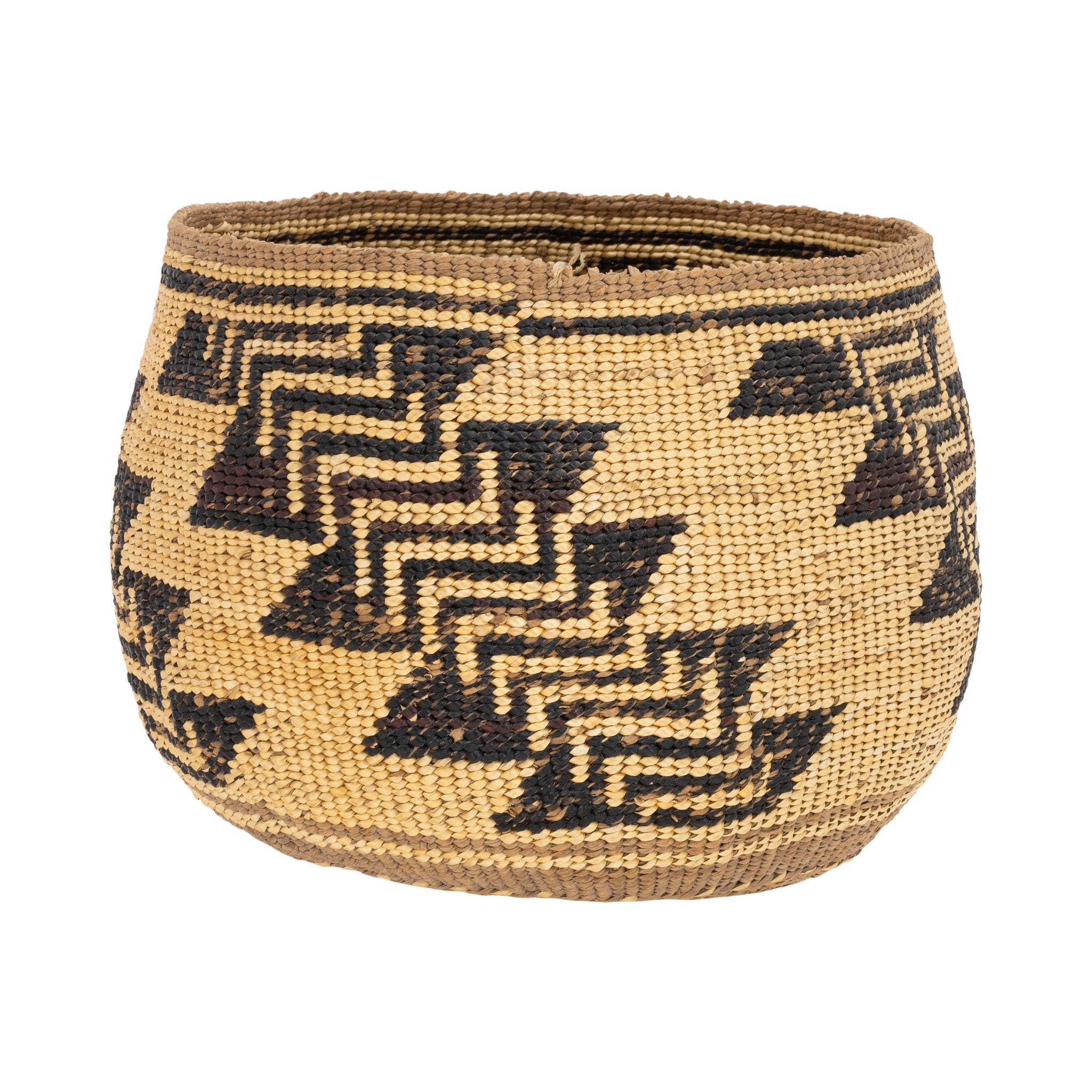 Pit River Basketry Bowl