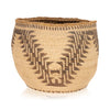 Klamath Basketry Bowl, Native, Basketry, Vertical