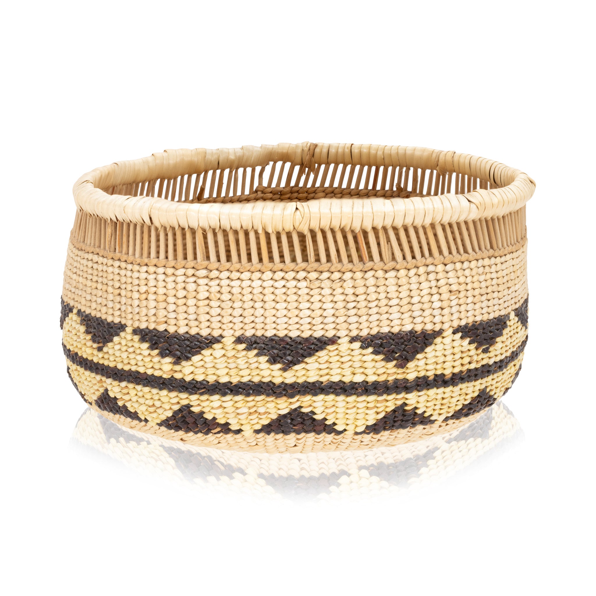 Hupa/Yurok Basketry Bowl, Native, Basketry, Vertical