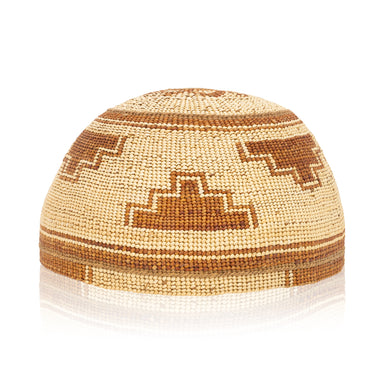 Hupa/Yurok Basketry Hat, Native, Basketry, Vertical