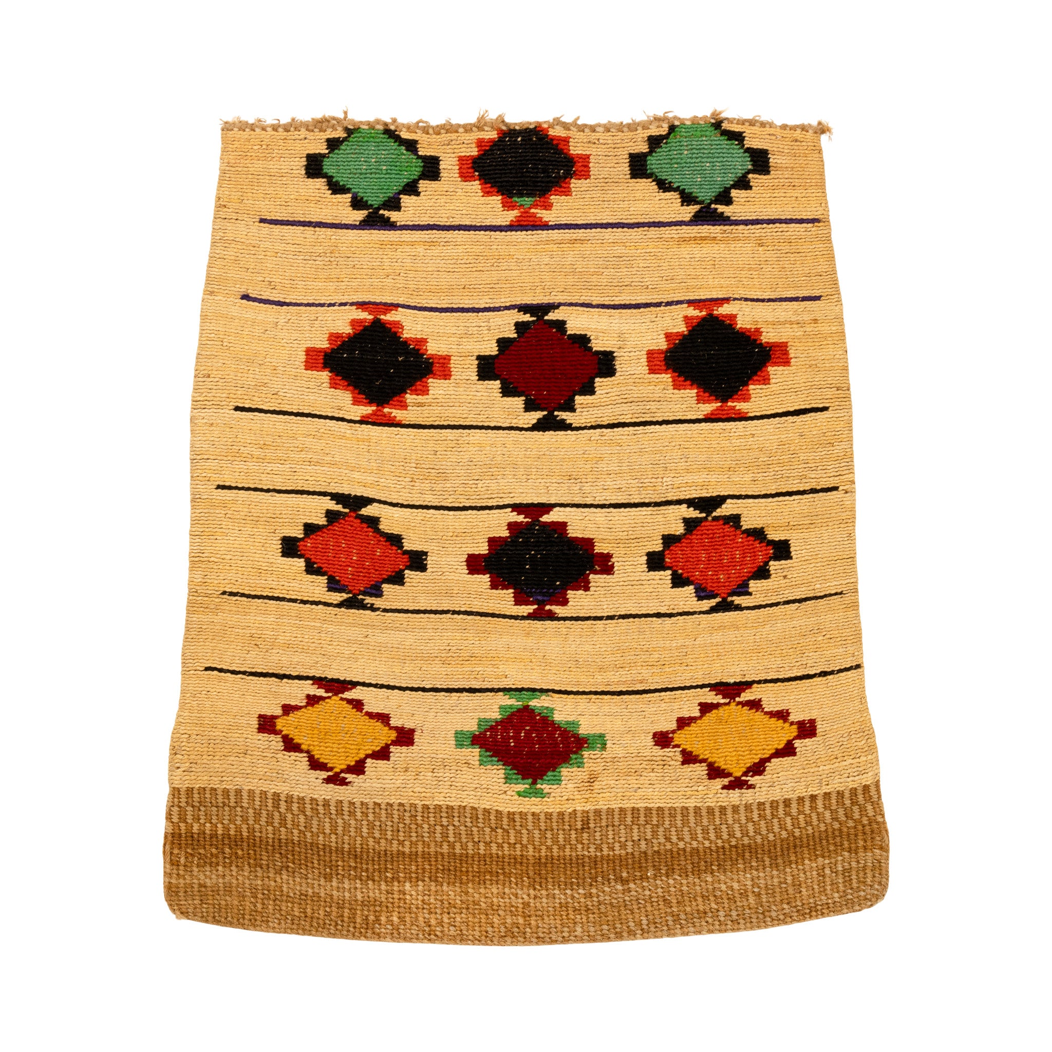 Nez Perce Corn Husk Bag, Native, Basketry, Corn Husk