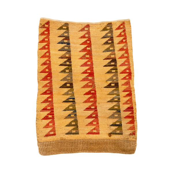 Large Nez Perce Corn Husk Bag, Native, Basketry, Corn Husk