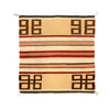 Navajo Crystal Single Saddle Blanket, Native, Weaving, Single Saddle Blanket