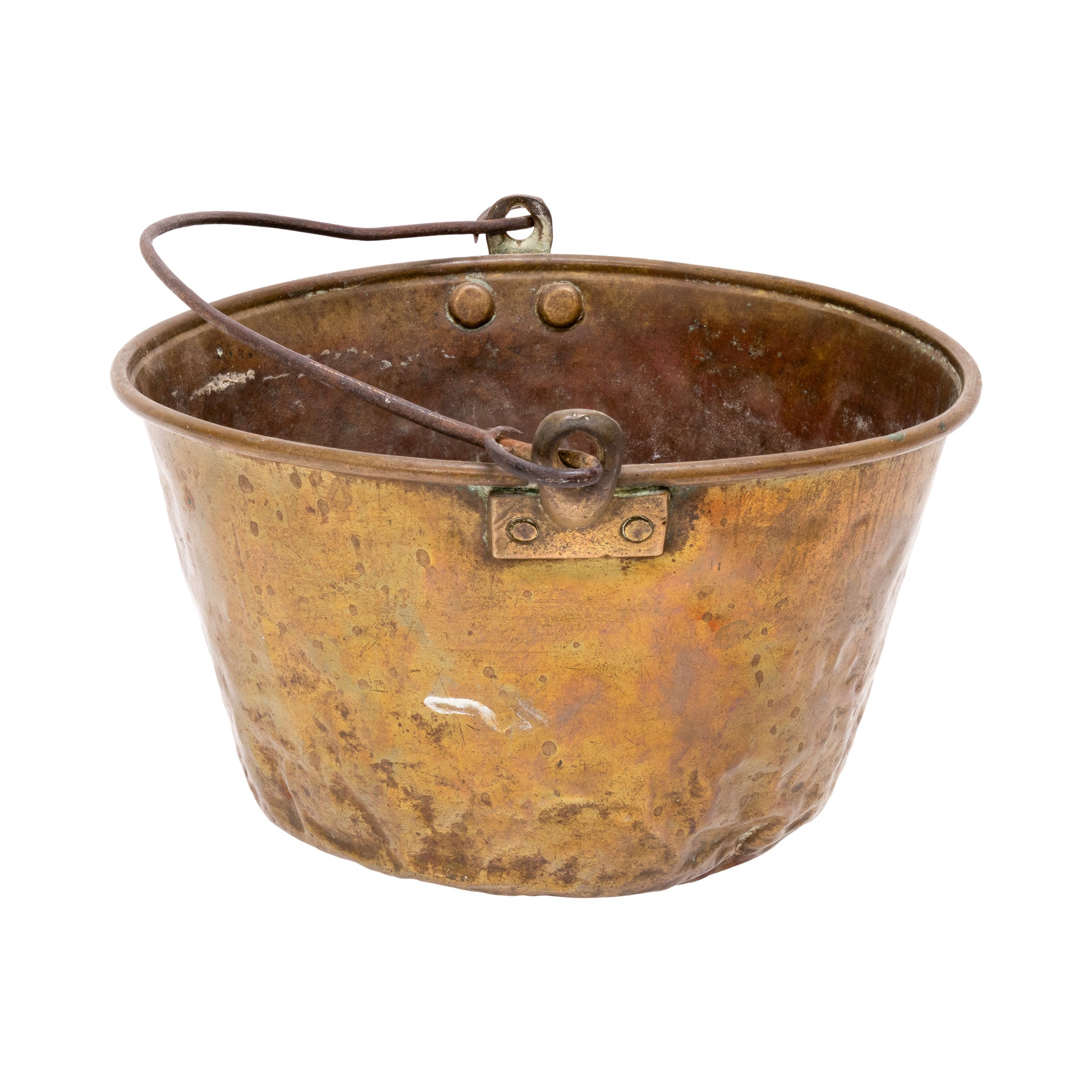 Fur Trade Era Brass Kettle