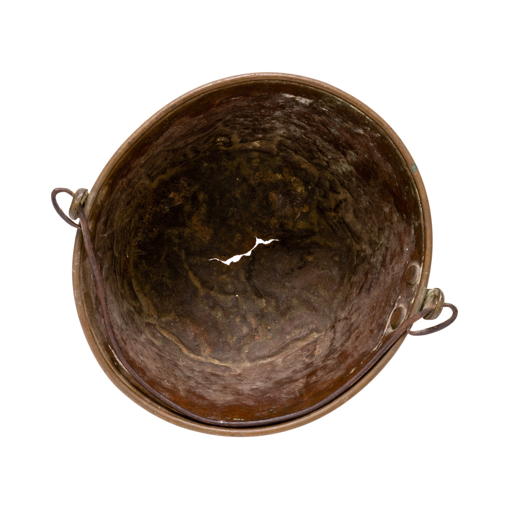 Fur Trade Era Brass Kettle