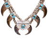 Bear Claw and Turquoise Necklace