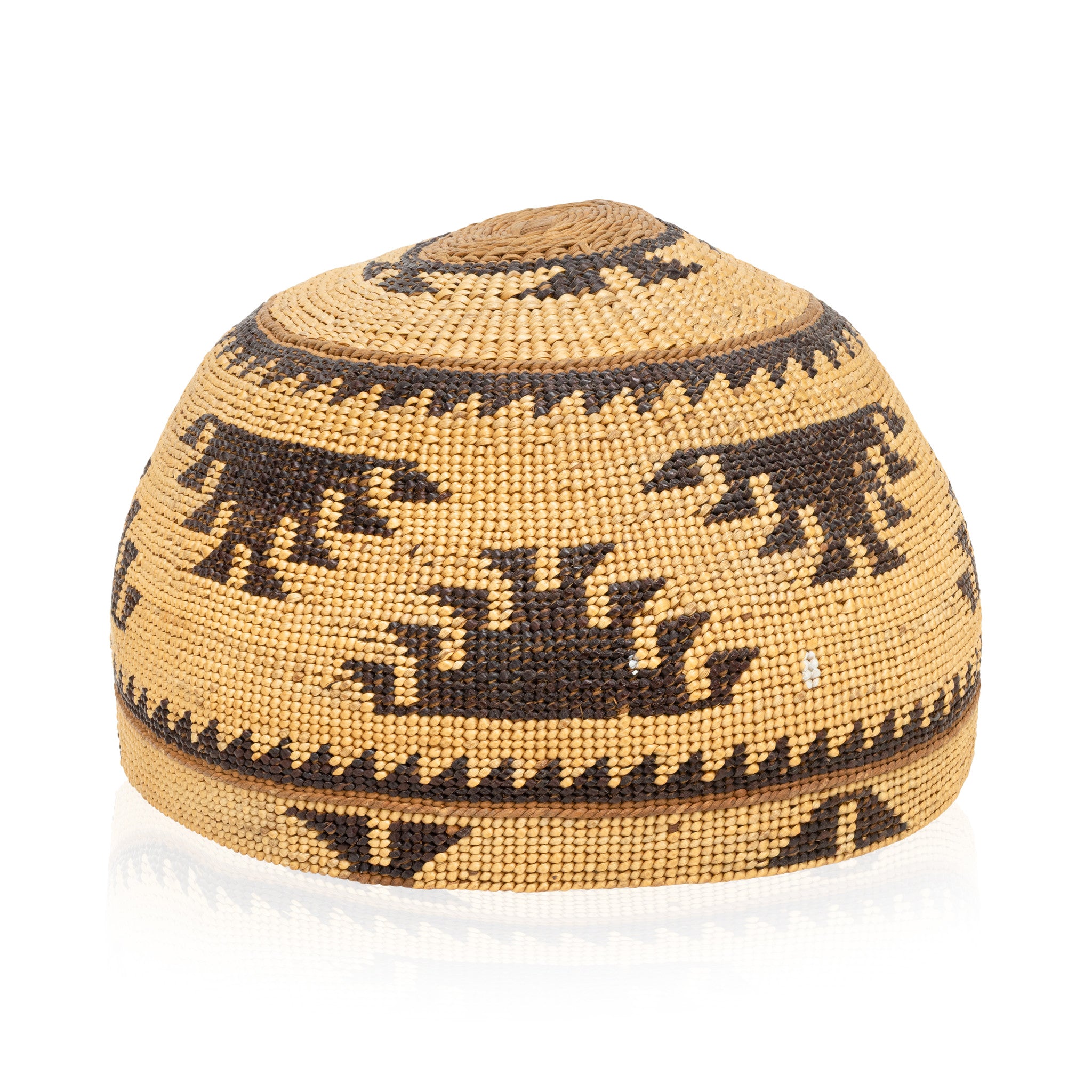 Hupa/Yurok Basketry Bowl, Native, Basketry, Vertical