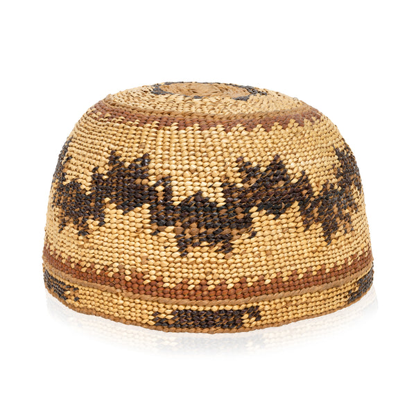 Hupa/Yurok Hat Basket, Native, Basketry, Hat