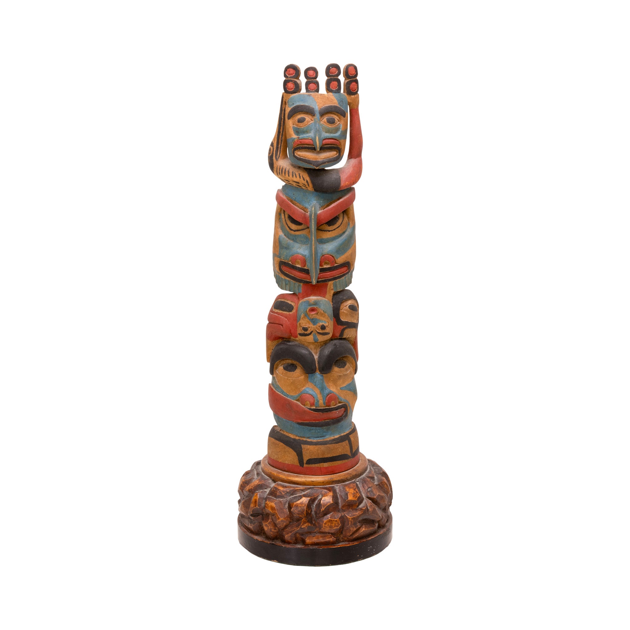 Bella Bella Totem, Native, Carving, Totem Pole
