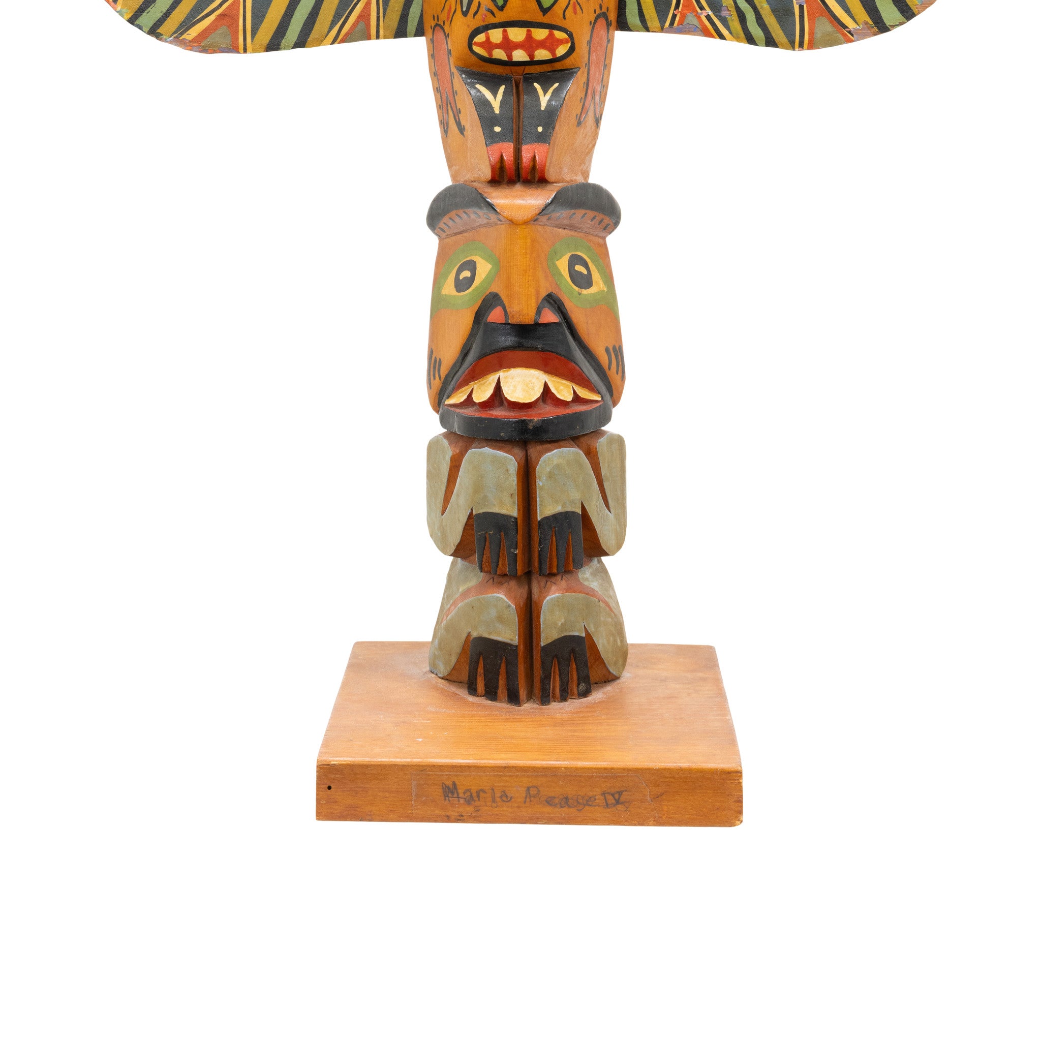Salish Totem by the White Eagle Family