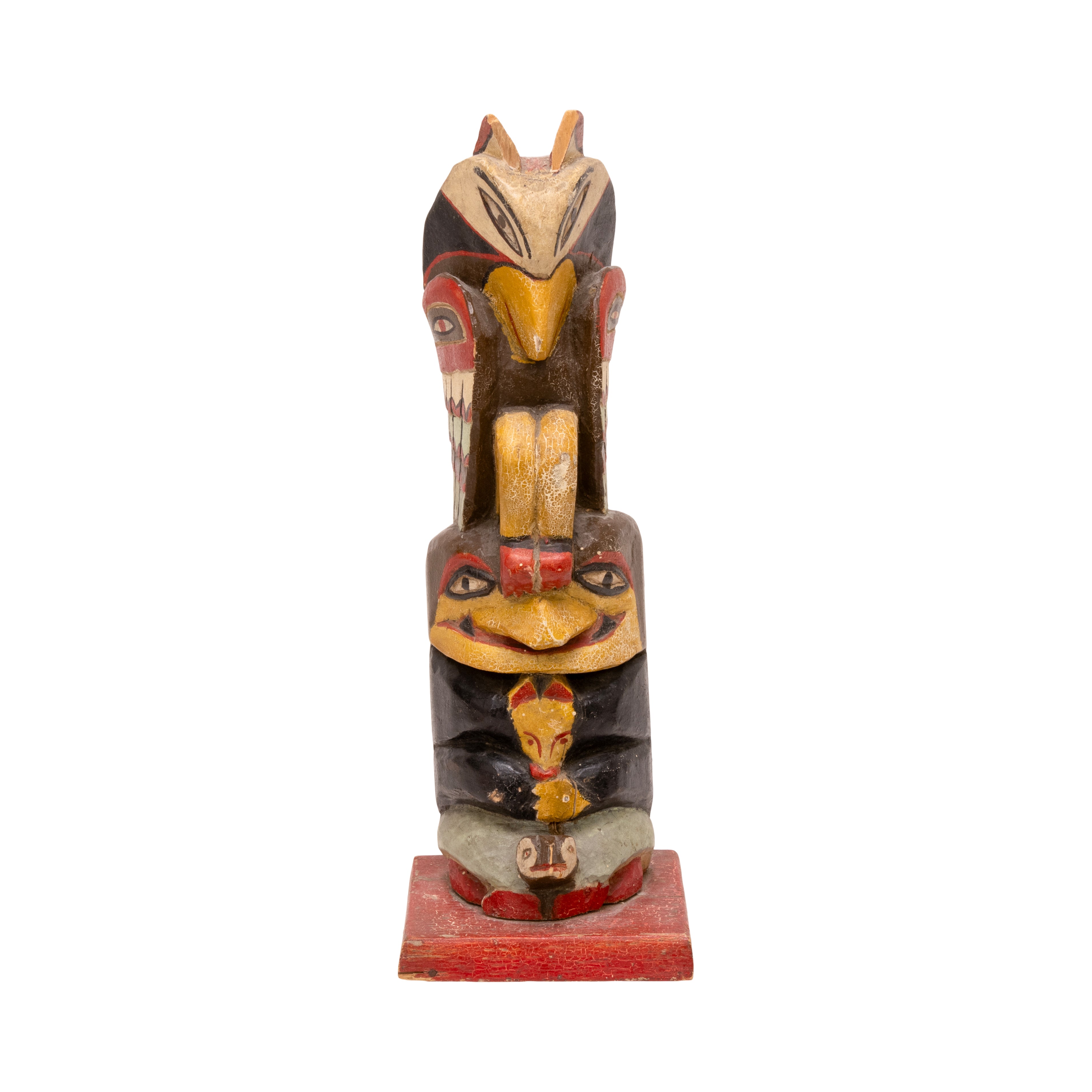 Northwest Coast Eagle Totem, Native, Carving, Totem Pole