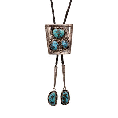 Navajo Turquoise Bolo, Jewelry, Bolo Necktie, Native