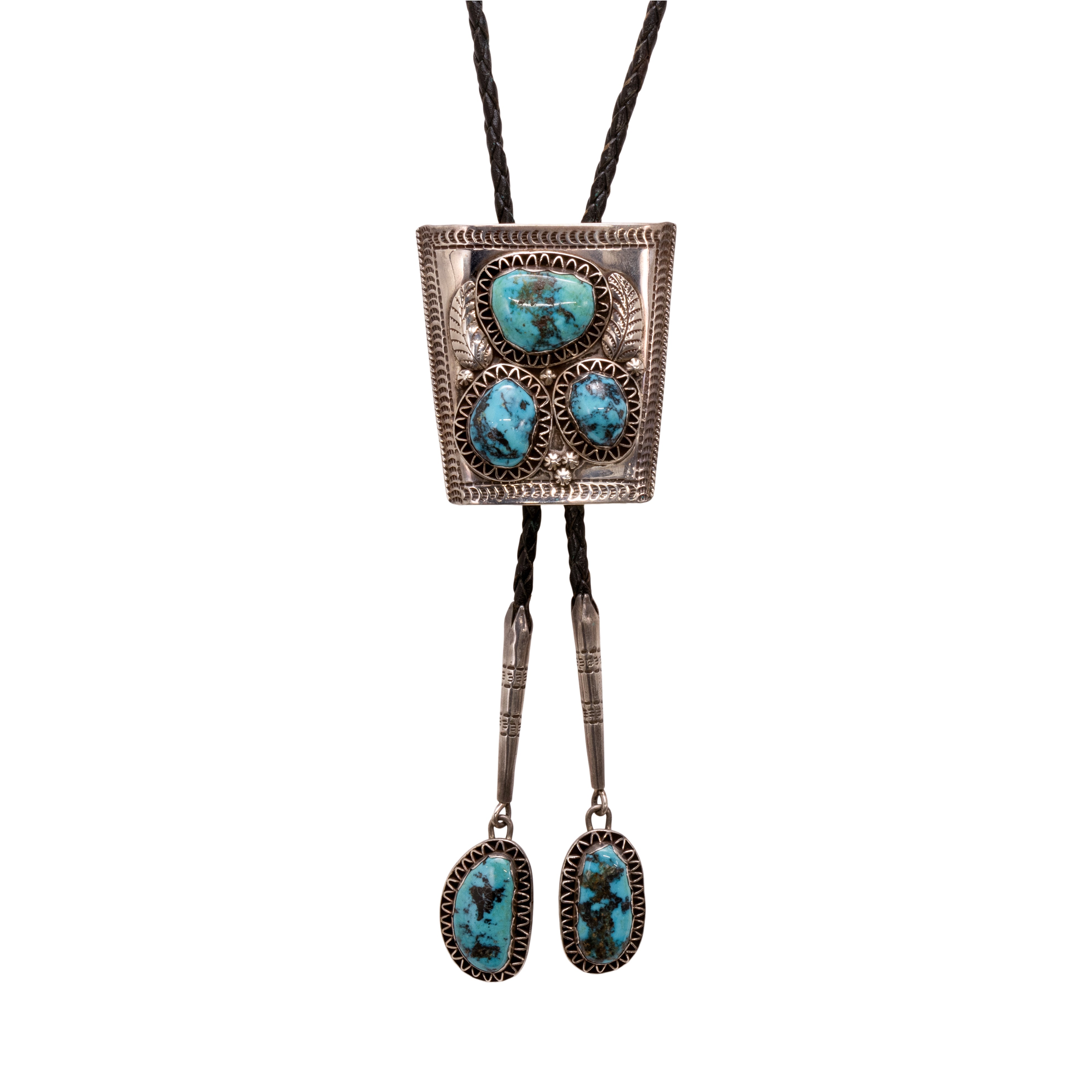Navajo Turquoise Bolo, Jewelry, Bolo Necktie, Native
