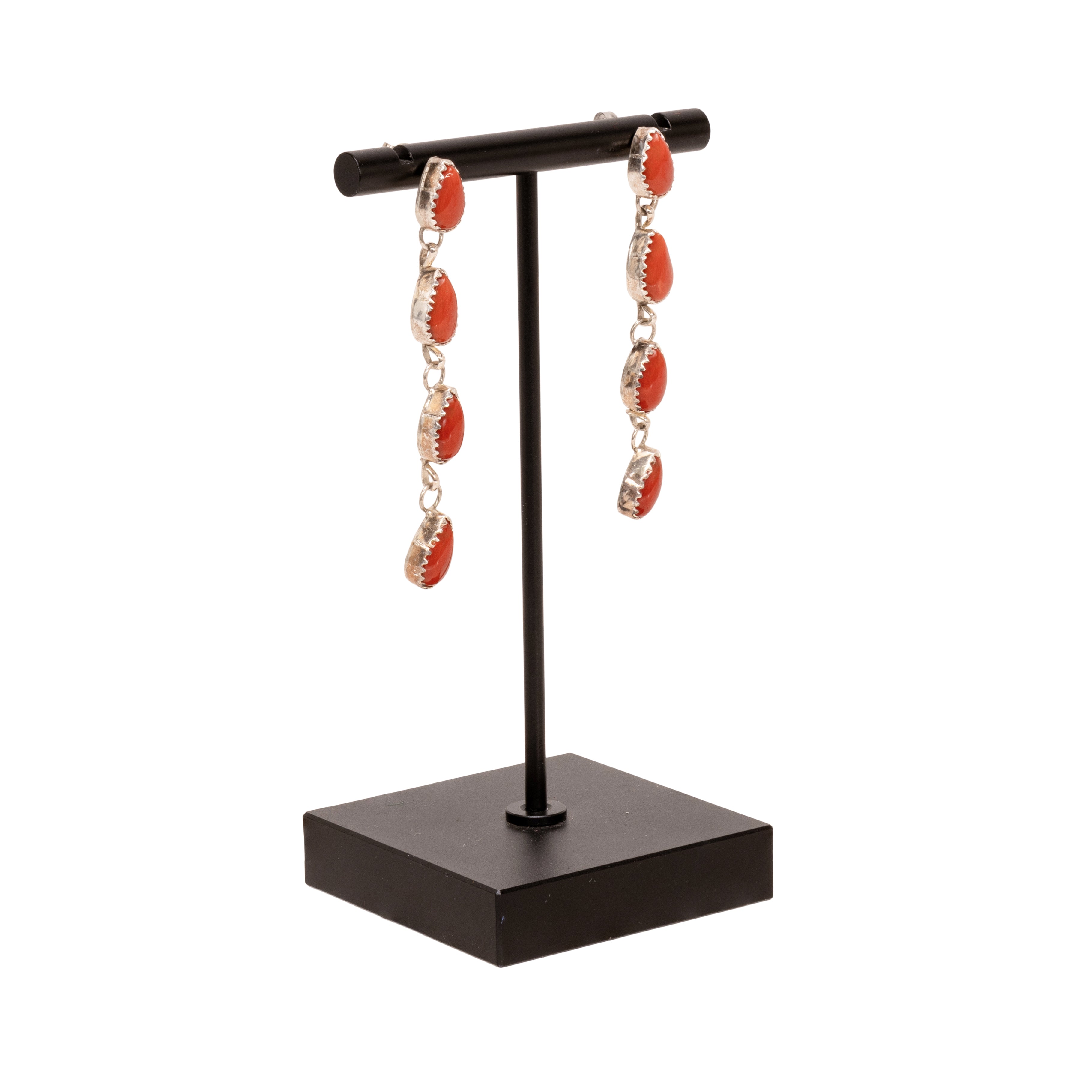 Coral Drop Earrings