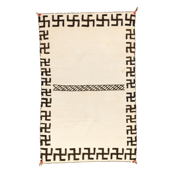 Navajo Double Saddle, Native, Weaving, Double Saddle Blanket