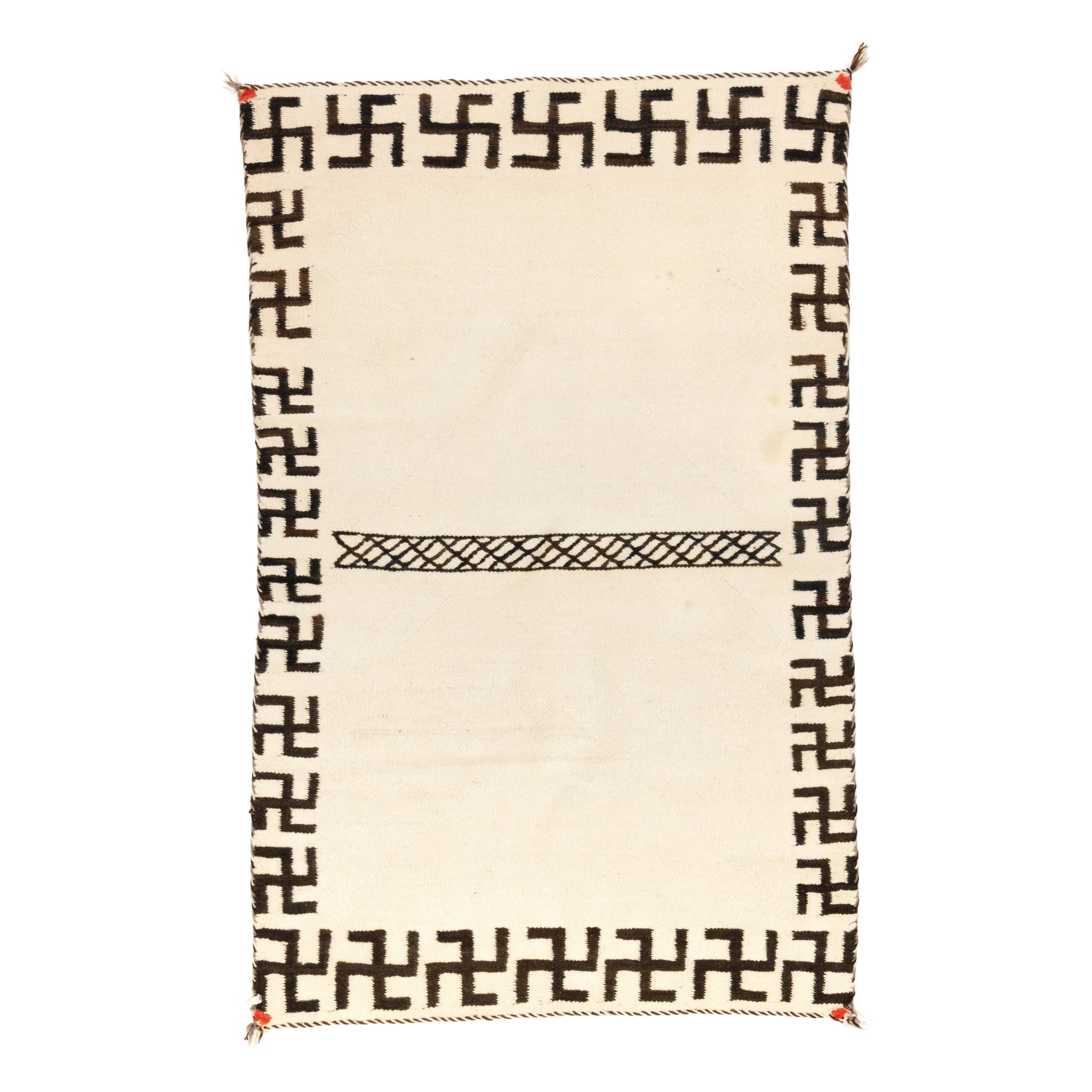 Navajo Double Saddle, Native, Weaving, Double Saddle Blanket