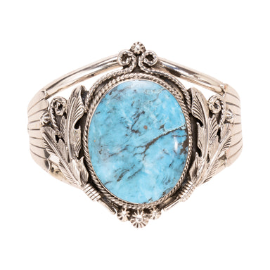 Navajo Turquoise Cuff Bracelet, Jewelry, Bracelet, Native