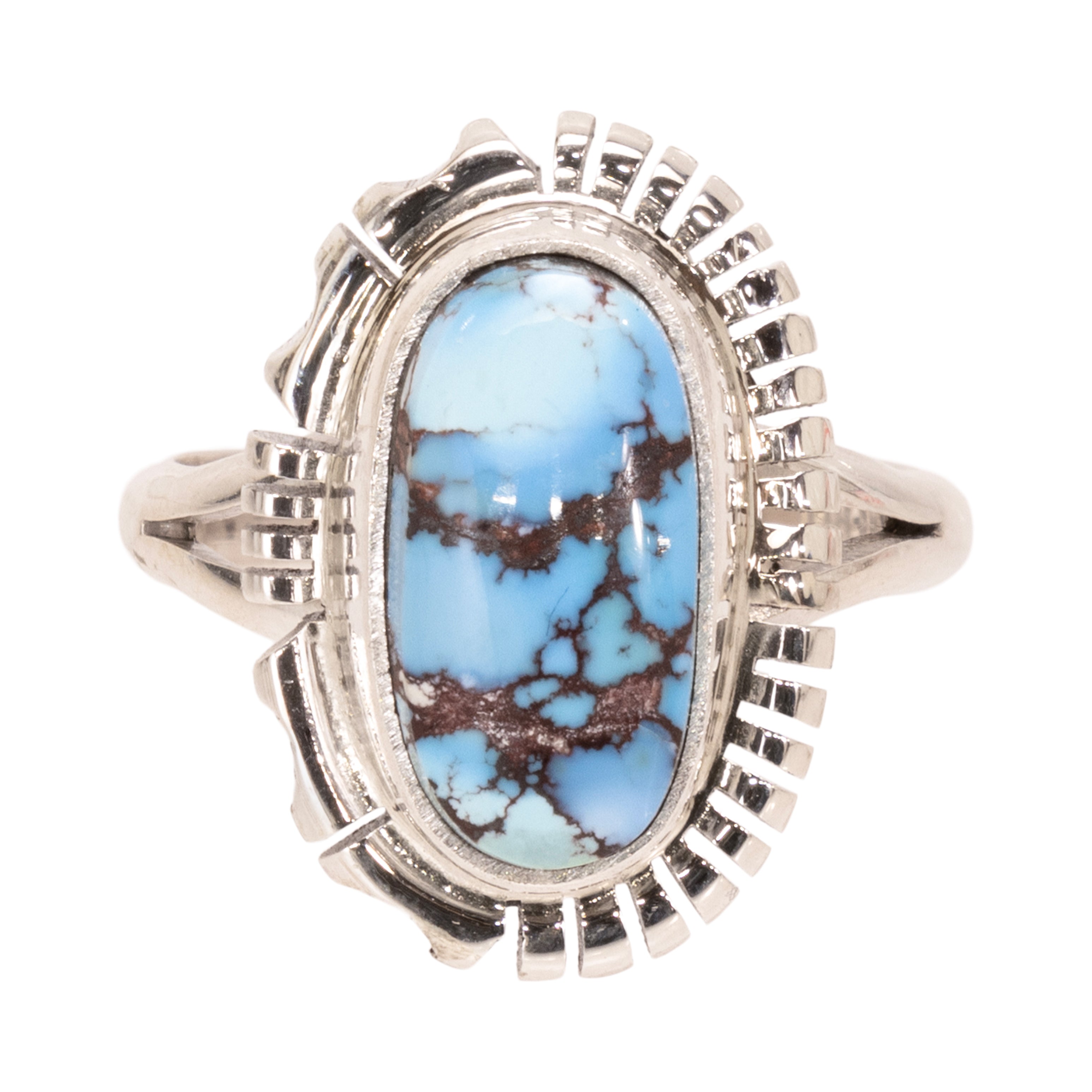 Navajo Golden Hill Turquoise Ring