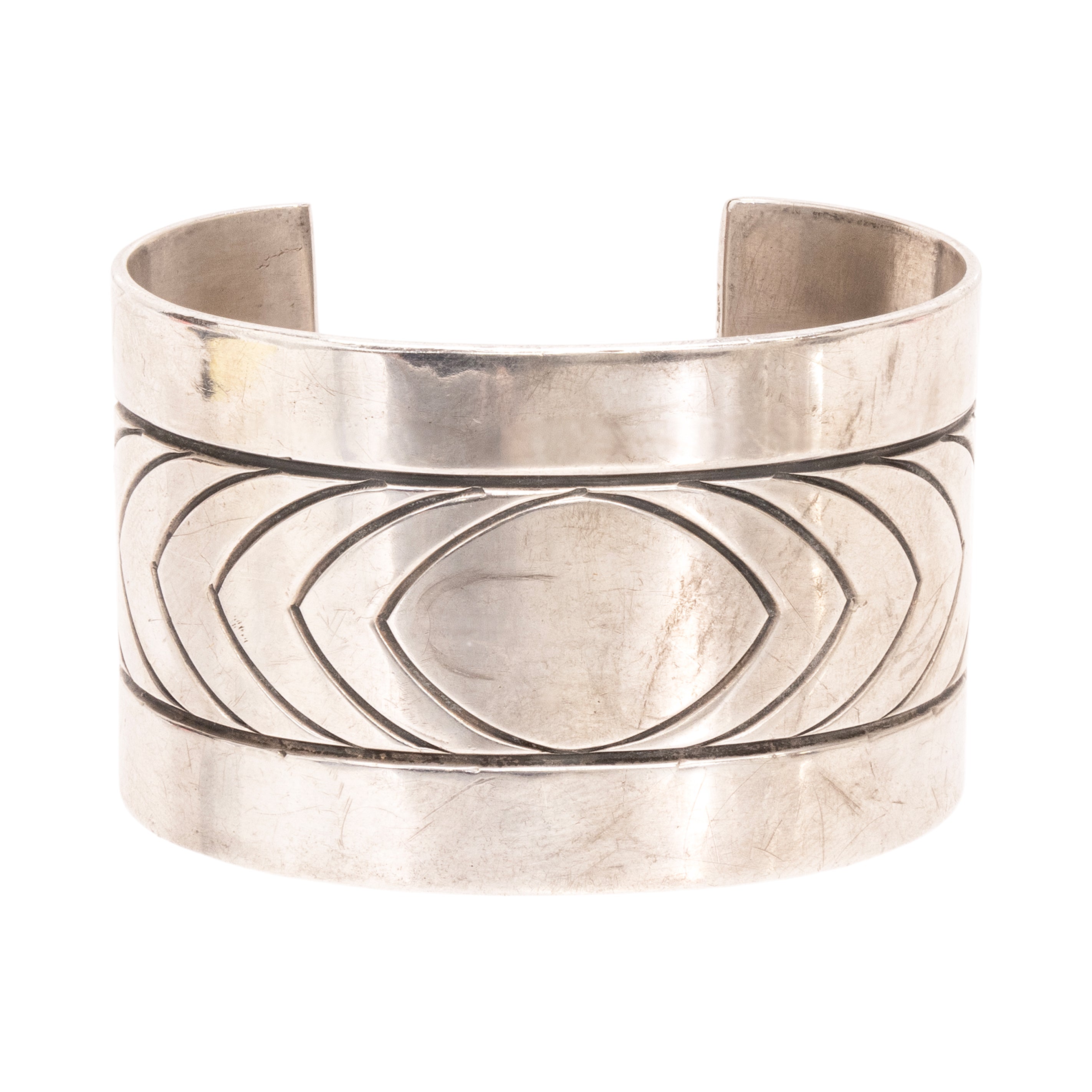 Sterling Silver Cuff, Jewelry, Bracelet, Native