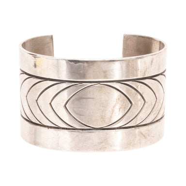 Sterling Silver Cuff, Jewelry, Bracelet, Native